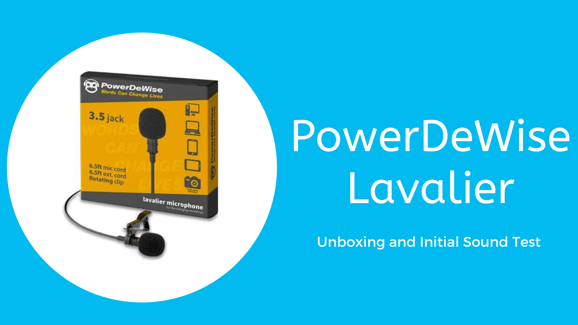 powerdewise lavalier microphone review